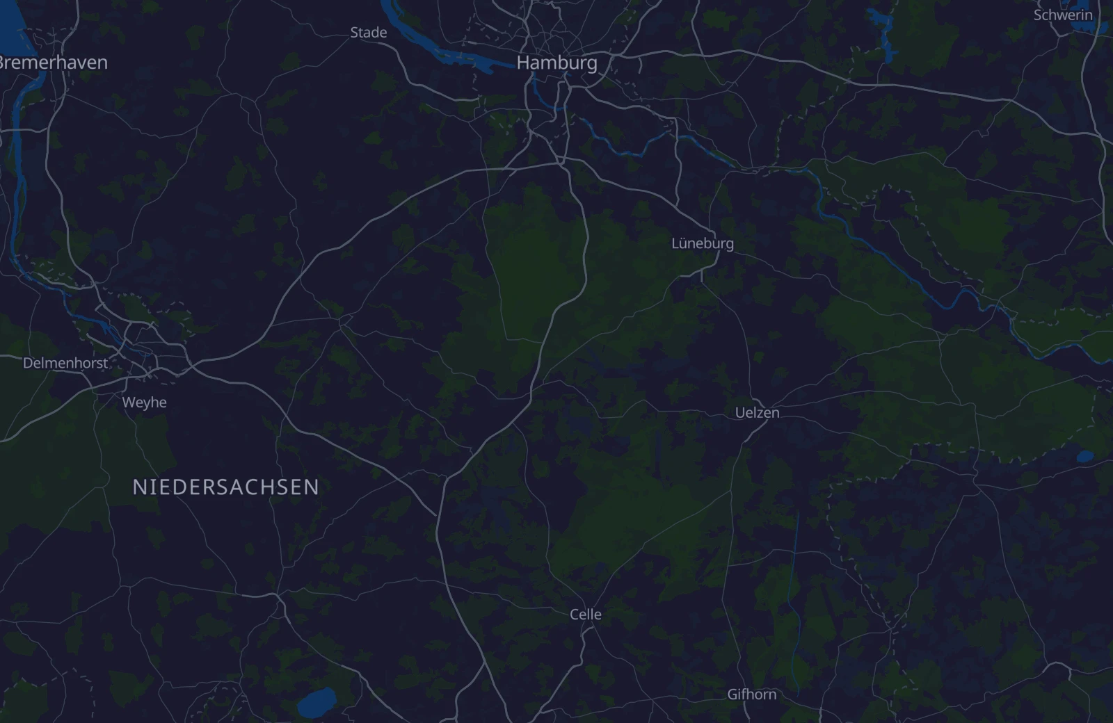 Karte: Umkreis von 45 km