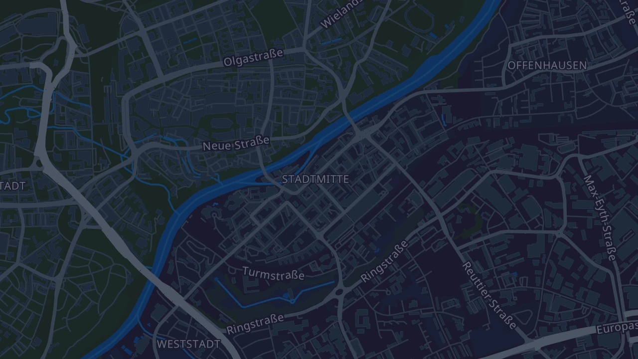 Karte von Neu-Ulm