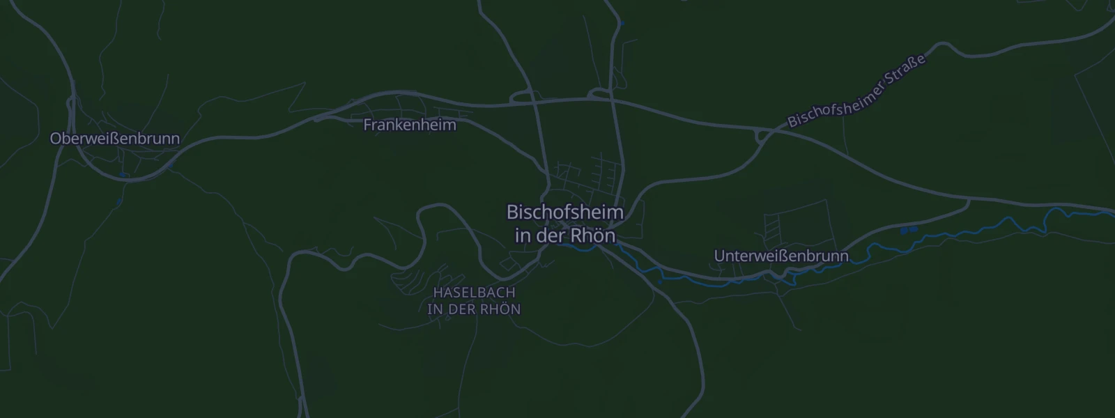 Karte von Bischofsheim i.d.Rhön