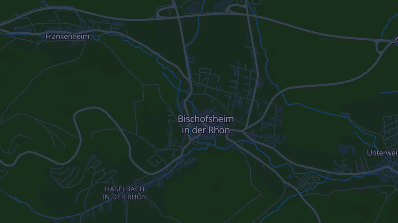 Karte von Bischofsheim i.d.Rhön