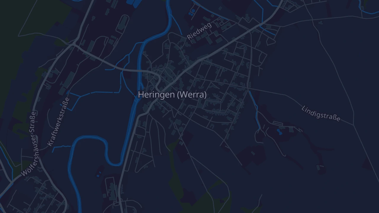 Karte von Heringen (Werra)