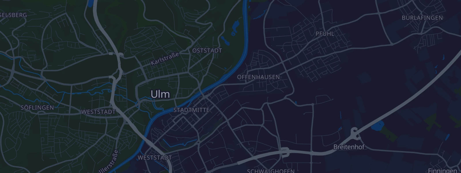 Karte von Neu-Ulm