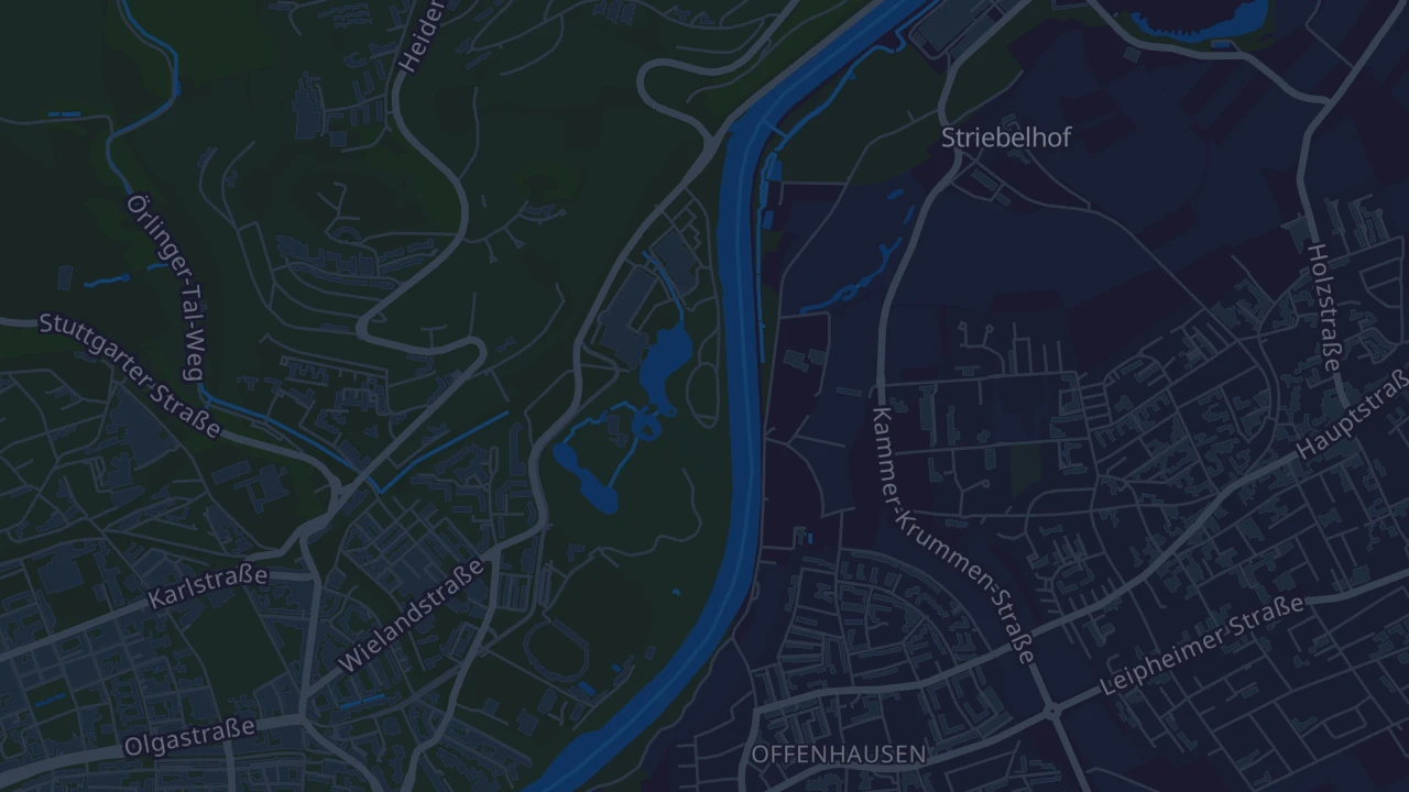 Karte von Ulm