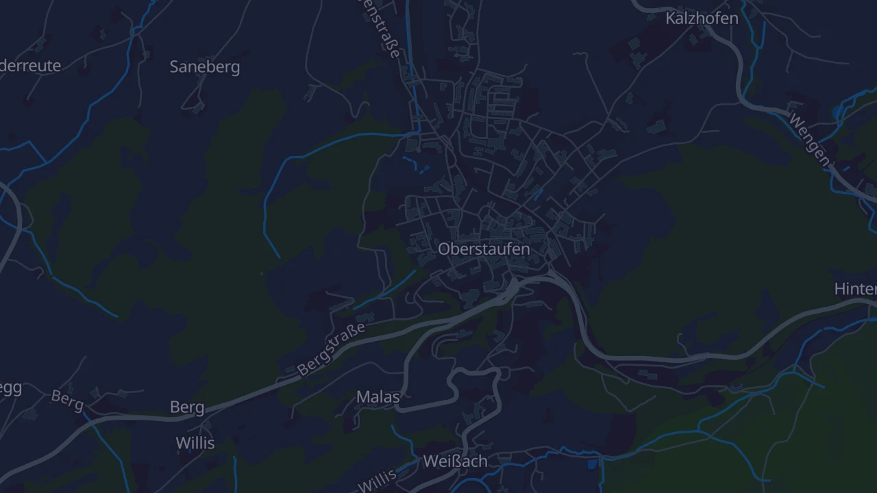Karte von Oberstaufen
