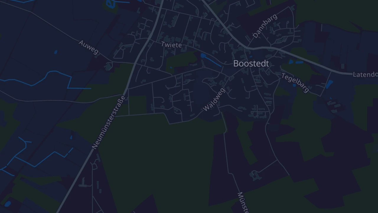Karte von Boostedt
