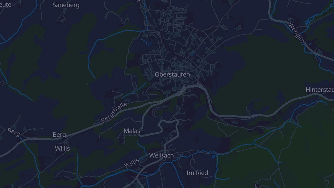 Karte von Oberstaufen