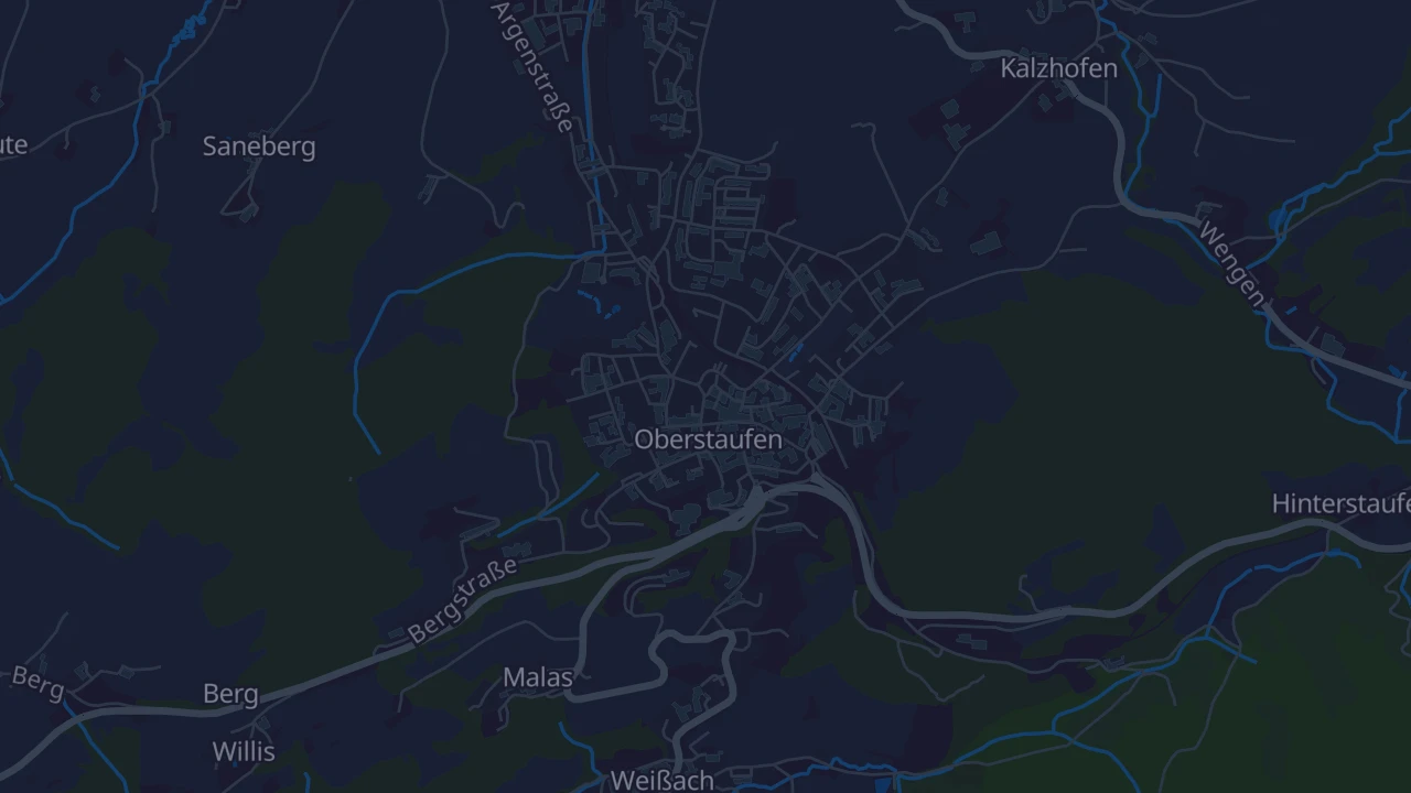 Karte von Weißach