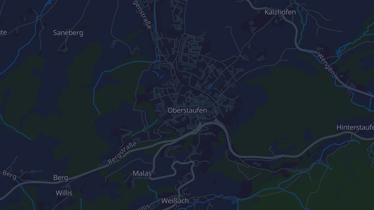 Karte von Oberstaufen