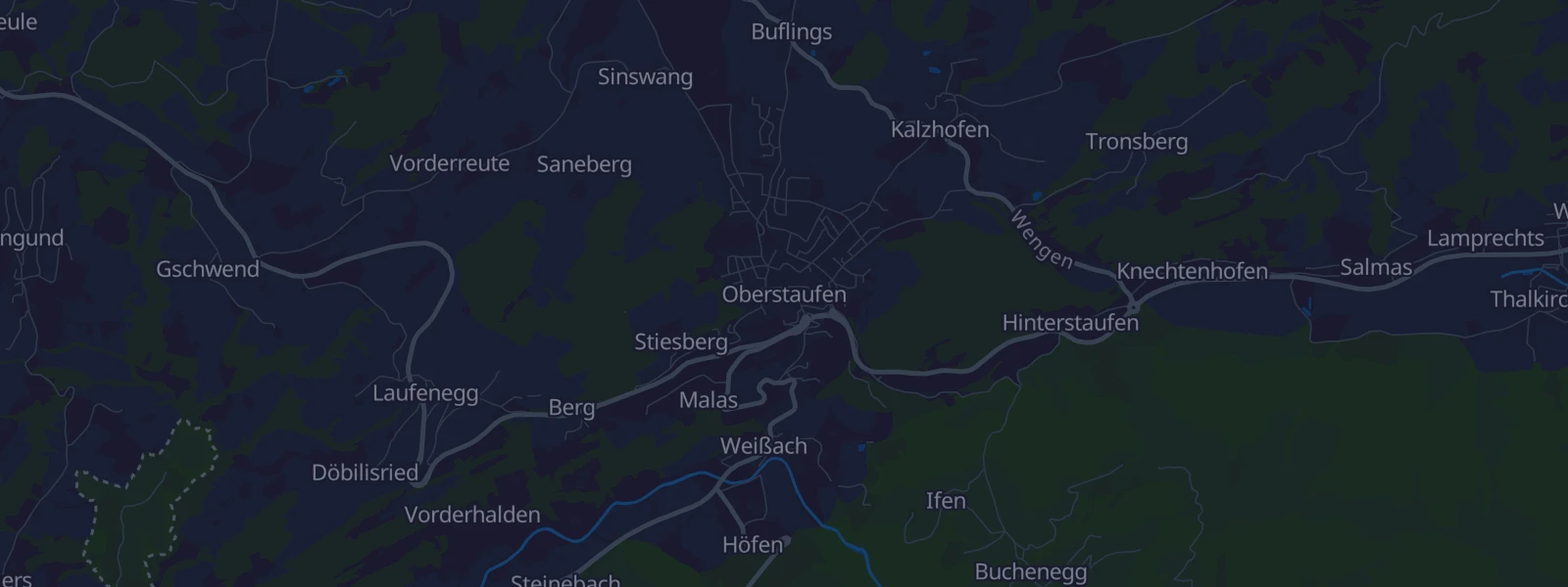 Karte von Oberstaufen