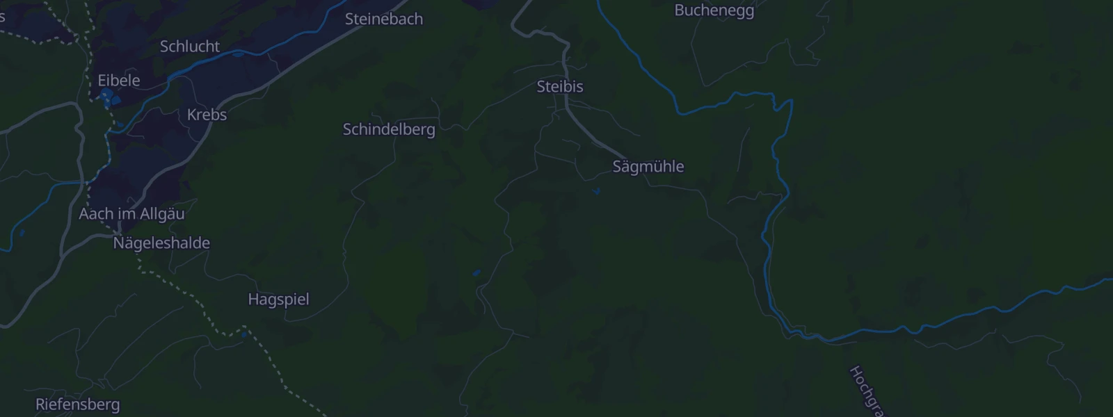 Karte von Oberstaufen Steibis