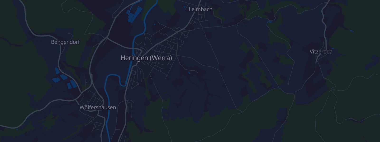 Karte von Heringen (Werra)