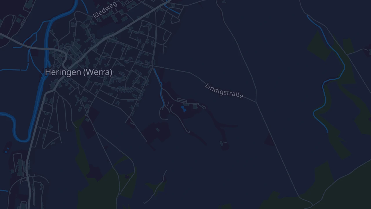Karte von Heringen (Werra)