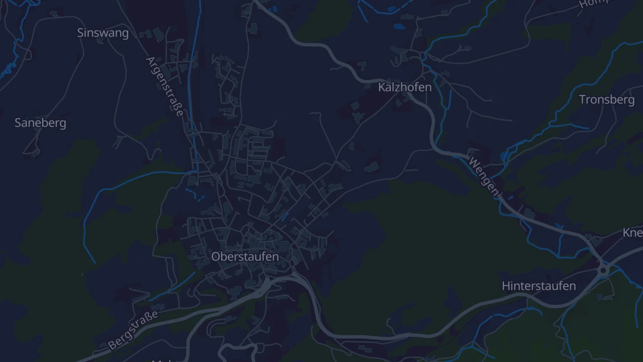 Karte von Oberstaufen