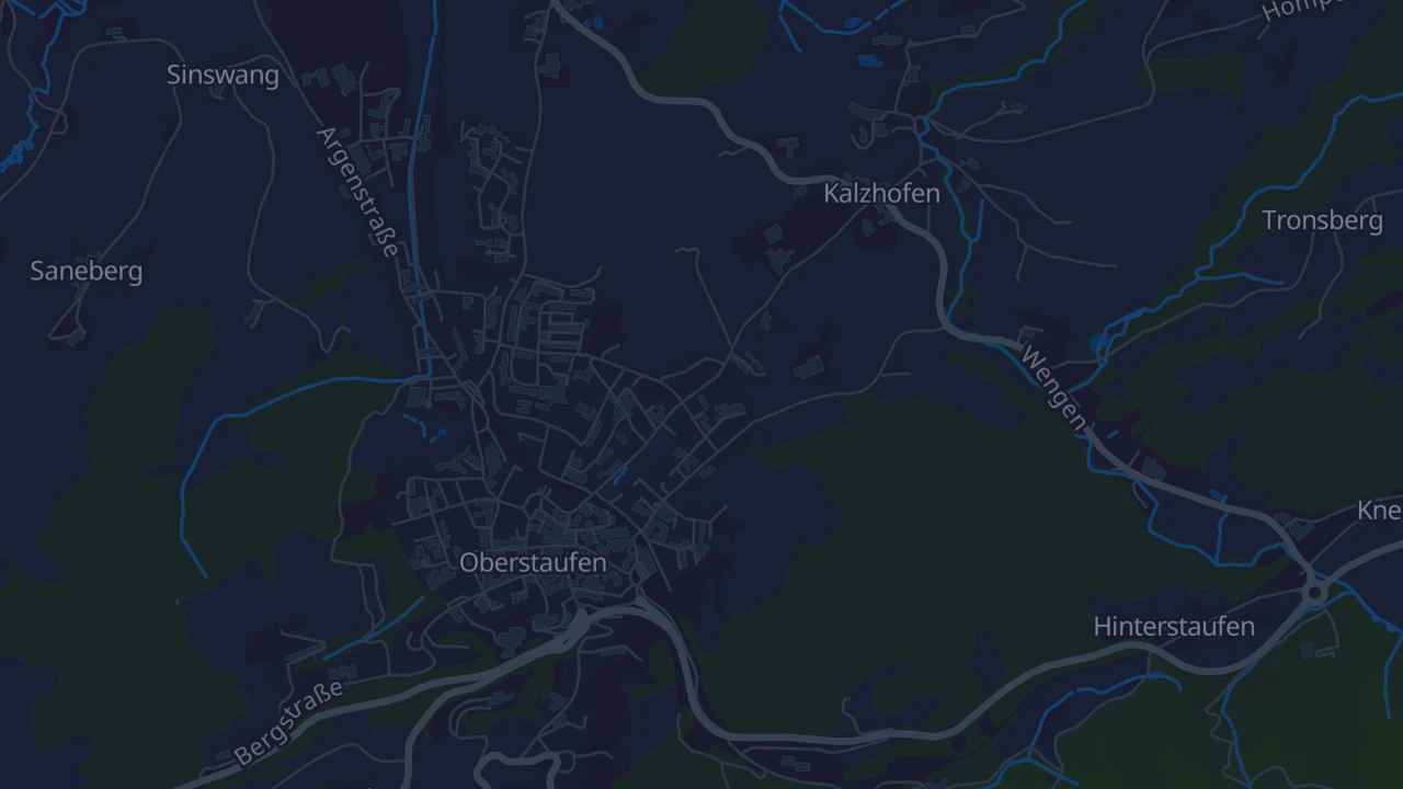 Karte von Oberstaufen