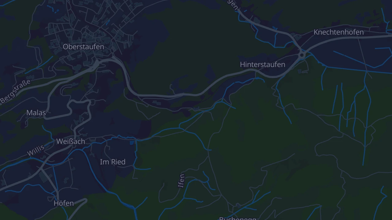 Karte von Oberstaufen