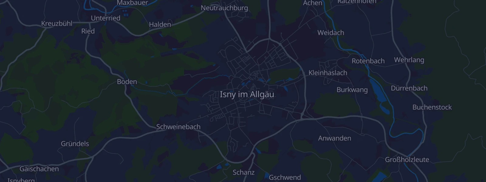 Karte von Isny