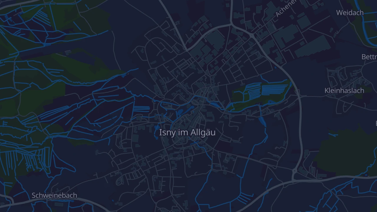 Karte von Isny im Allgäu