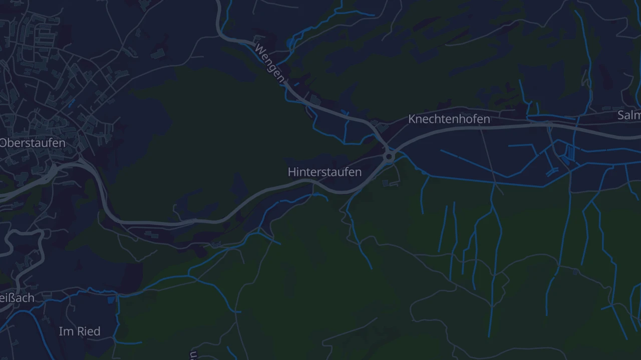 Karte von Oberstaufen