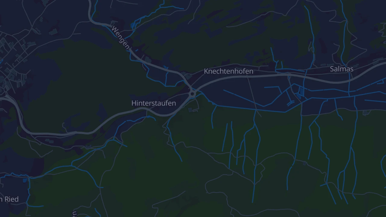 Karte von Oberstaufen
