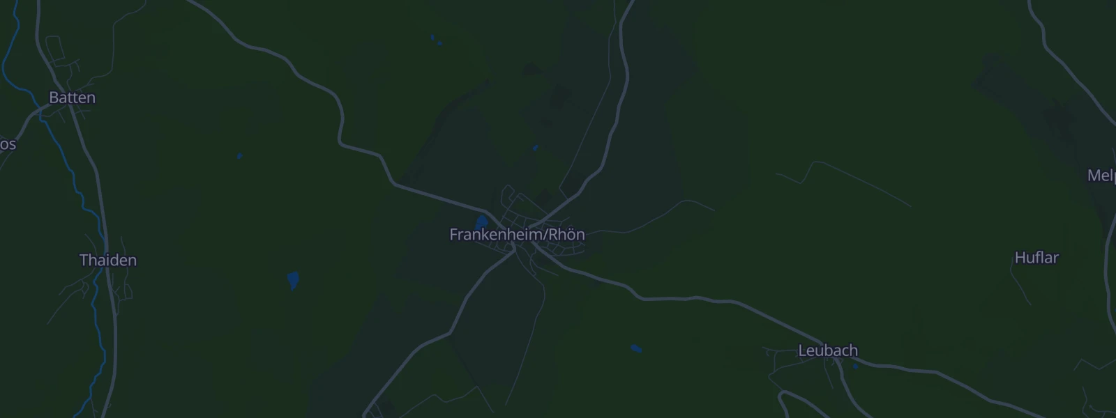 Karte von Frankenheim/ rhön