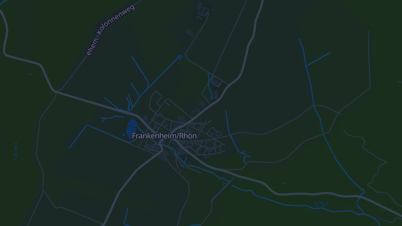 Karte von Frankenheim/ rhön