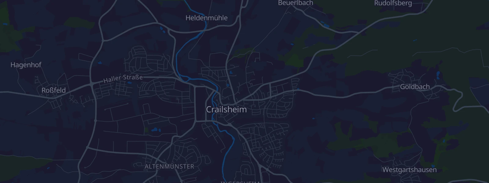 Karte von Crailsheim