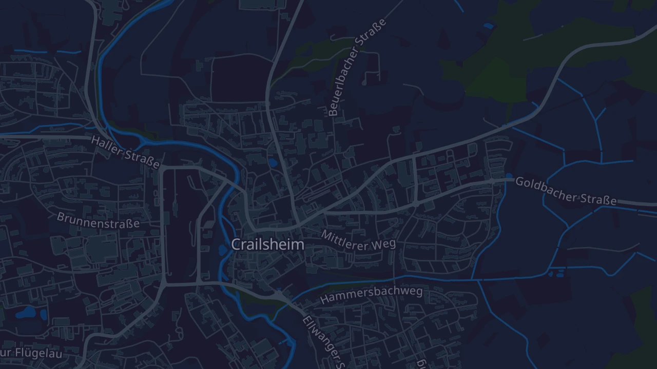 Karte von Crailsheim