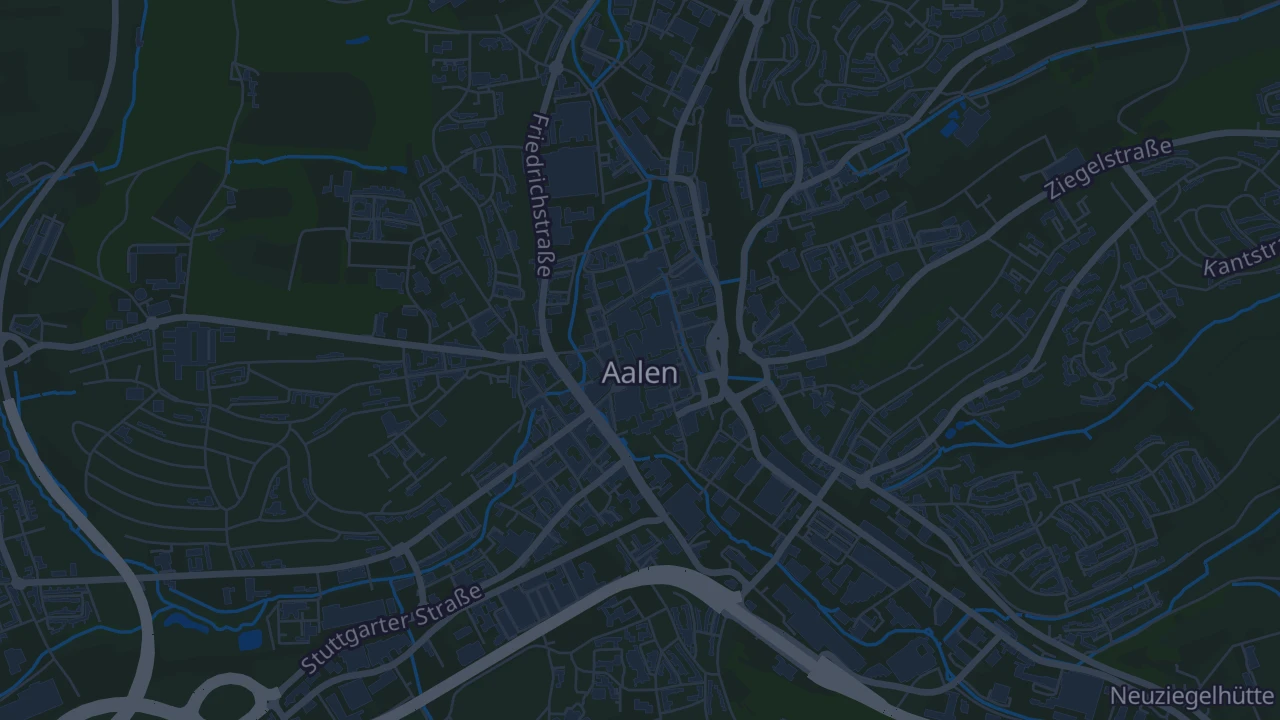 Karte von Aalen