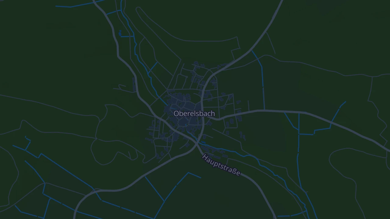 Karte von Oberelsbach