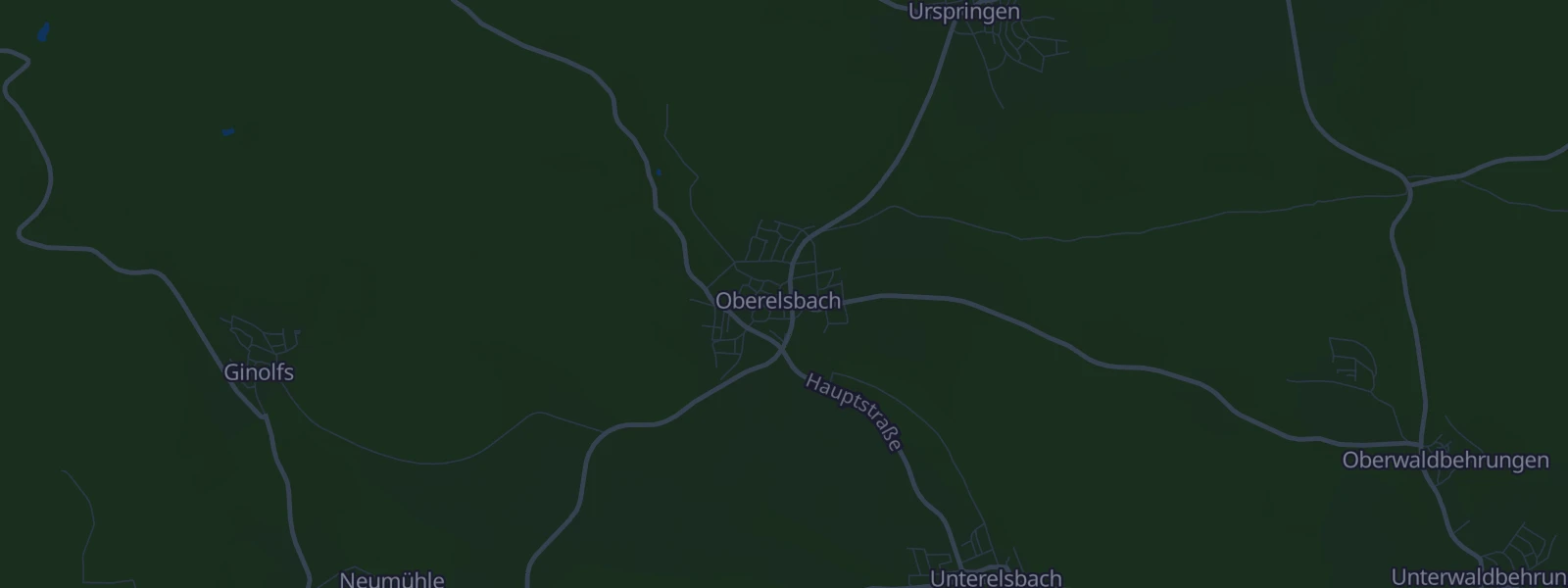 Karte von Oberelsbach