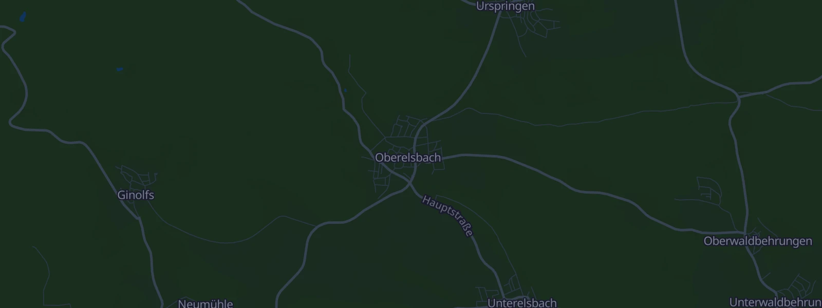 Karte von Oberelsbach