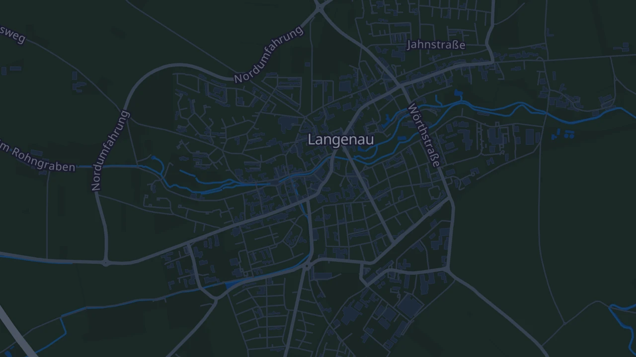 Karte von Langenau