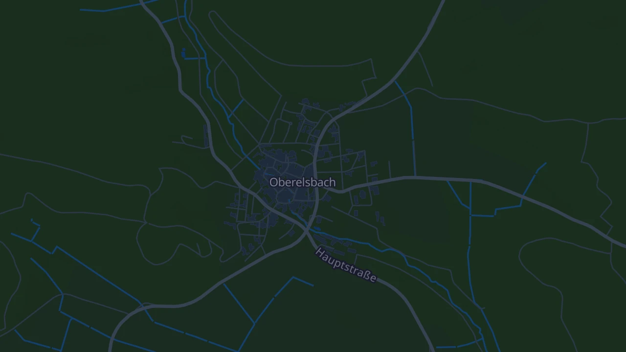 Karte von Oberelsbach