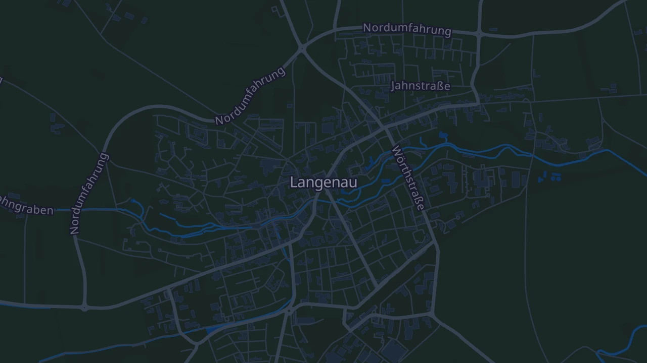 Karte von Langenau