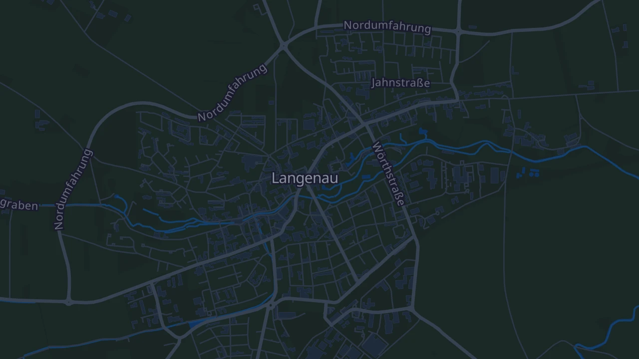 Karte von Langenau