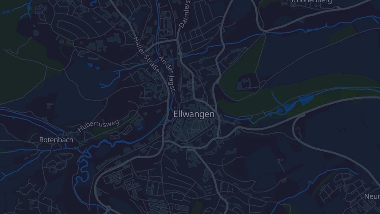 Karte von Ellwangen (Jagst)