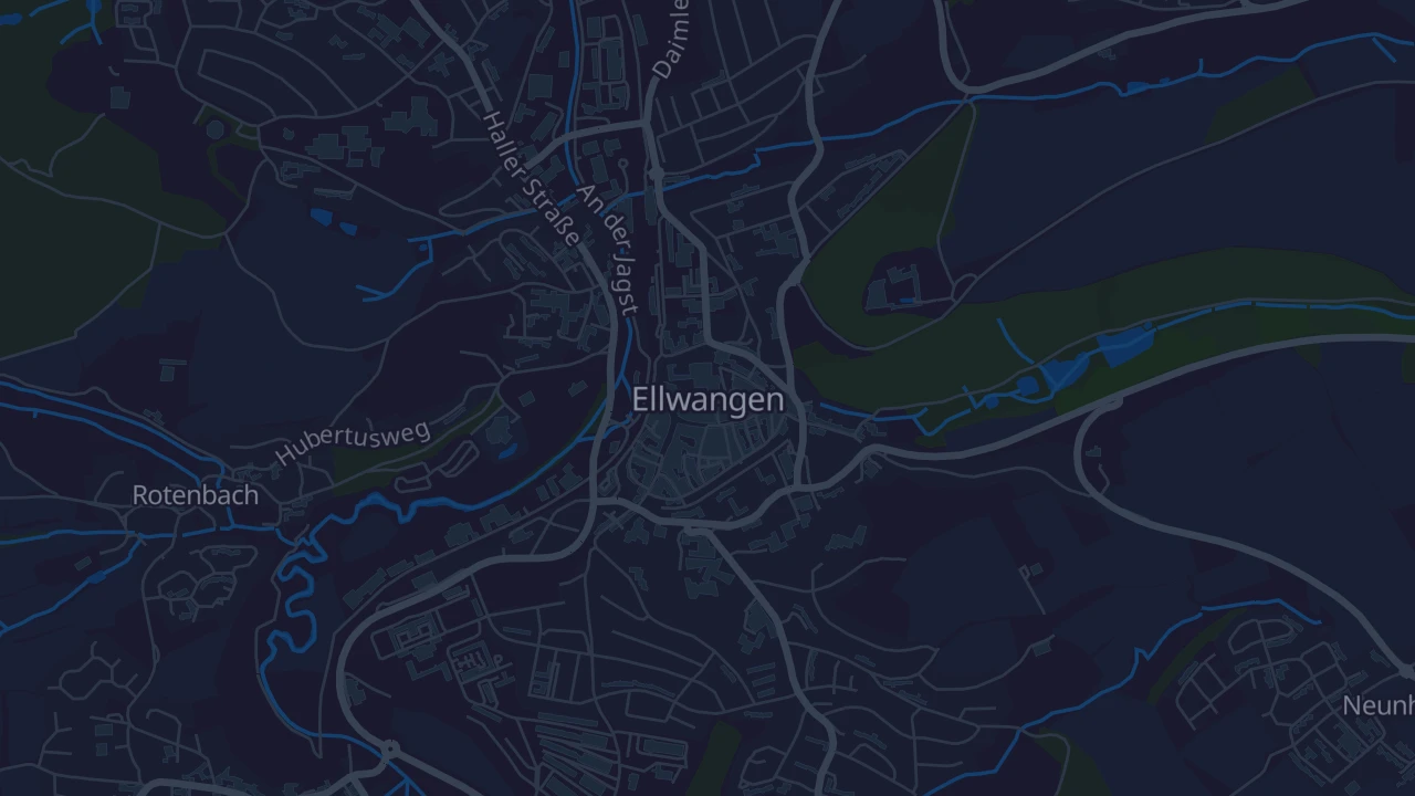 Karte von Ellwangen (Jagst)
