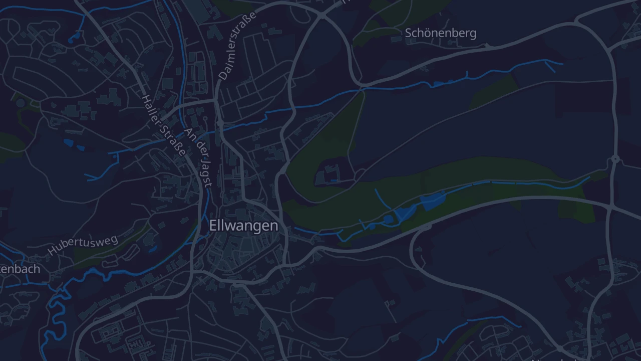 Karte von Ellwangen (Jagst)