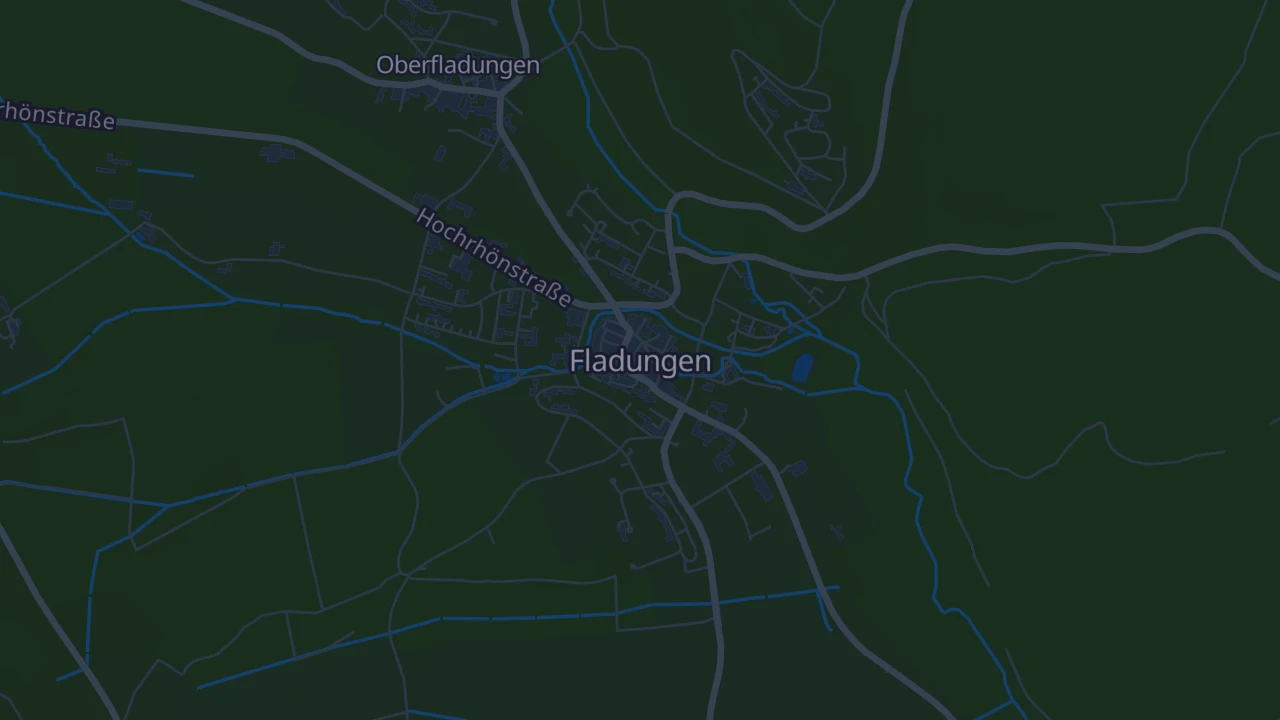 Karte von Fladungen