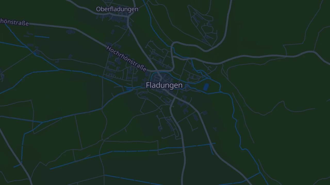 Karte von Fladungen
