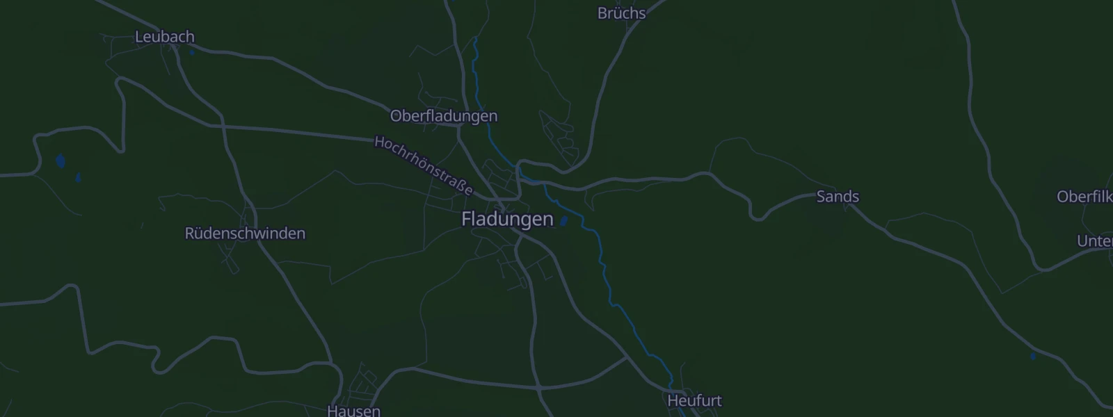 Karte von Fladungen