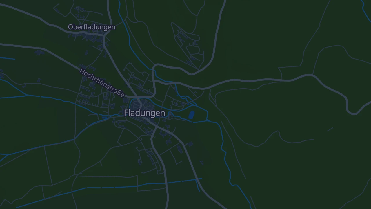 Karte von Fladungen