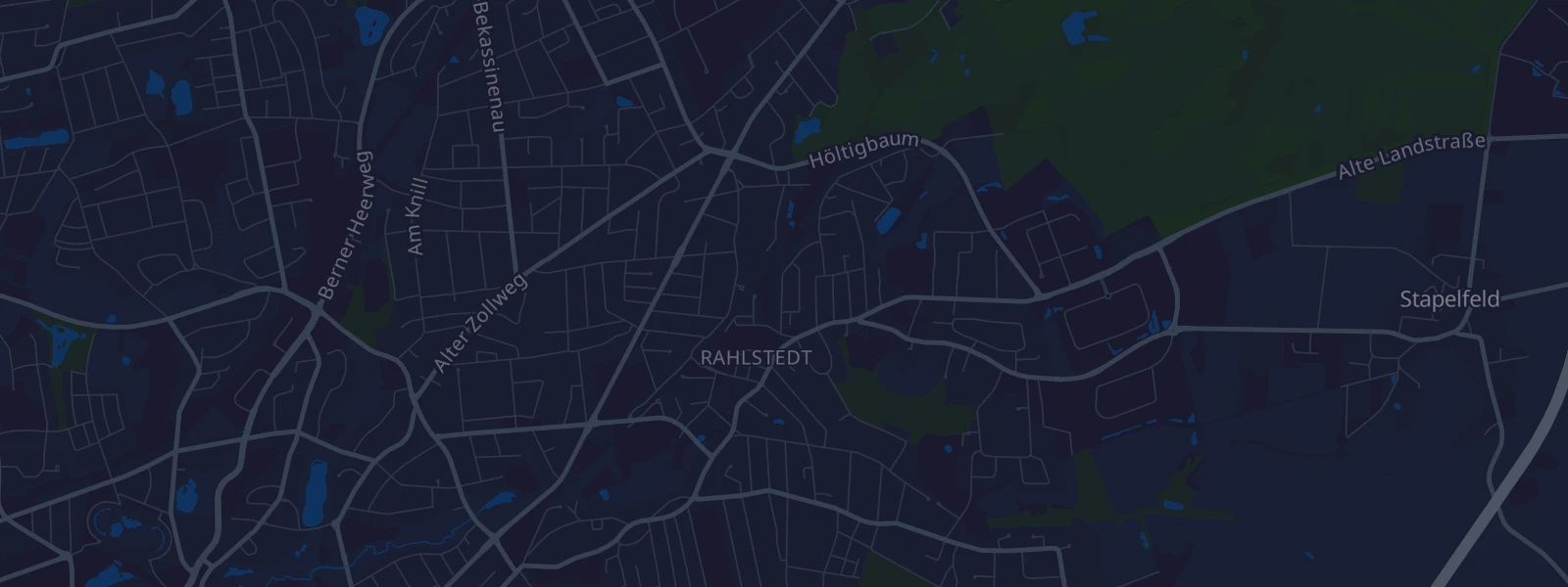 Karte von Hamburg Rahlstedt
