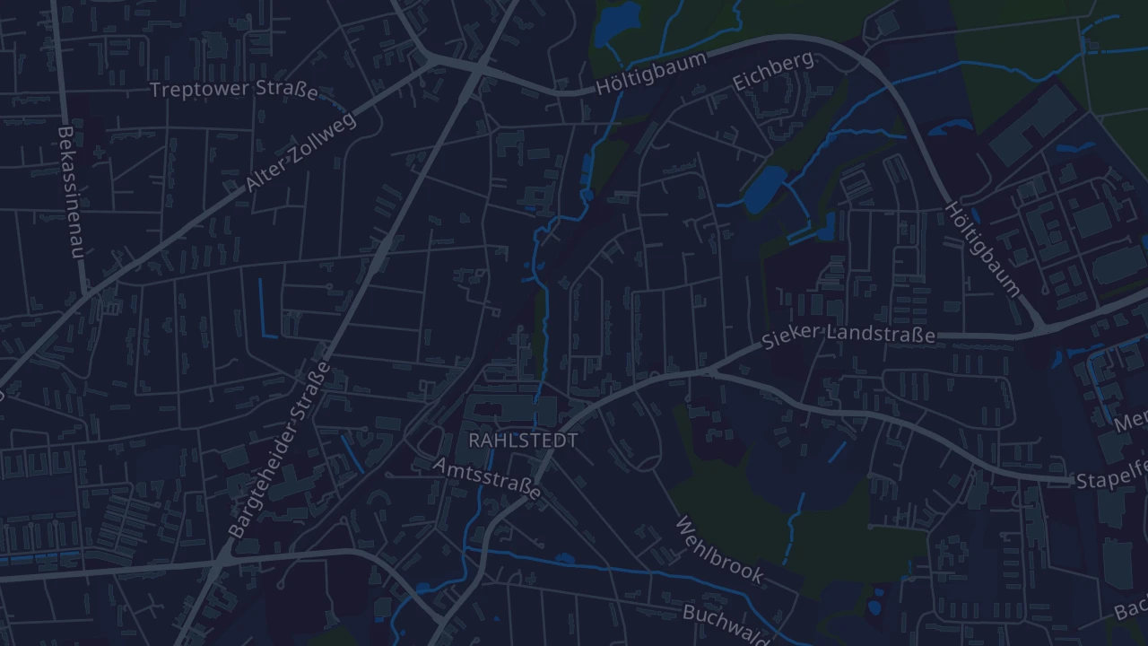 Karte von Hamburg Rahlstedt