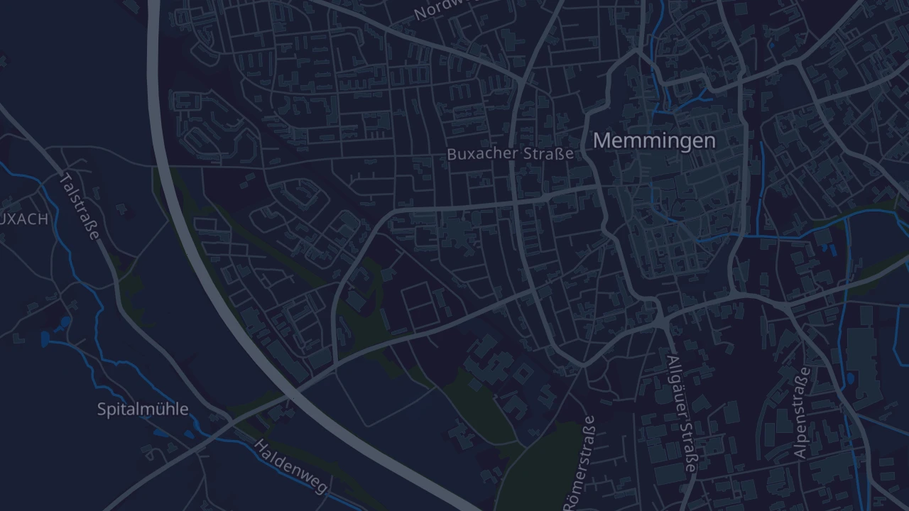 Karte von Memmingen
