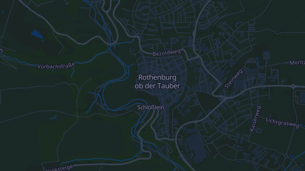 Karte von Rothenburg ob der Tauber