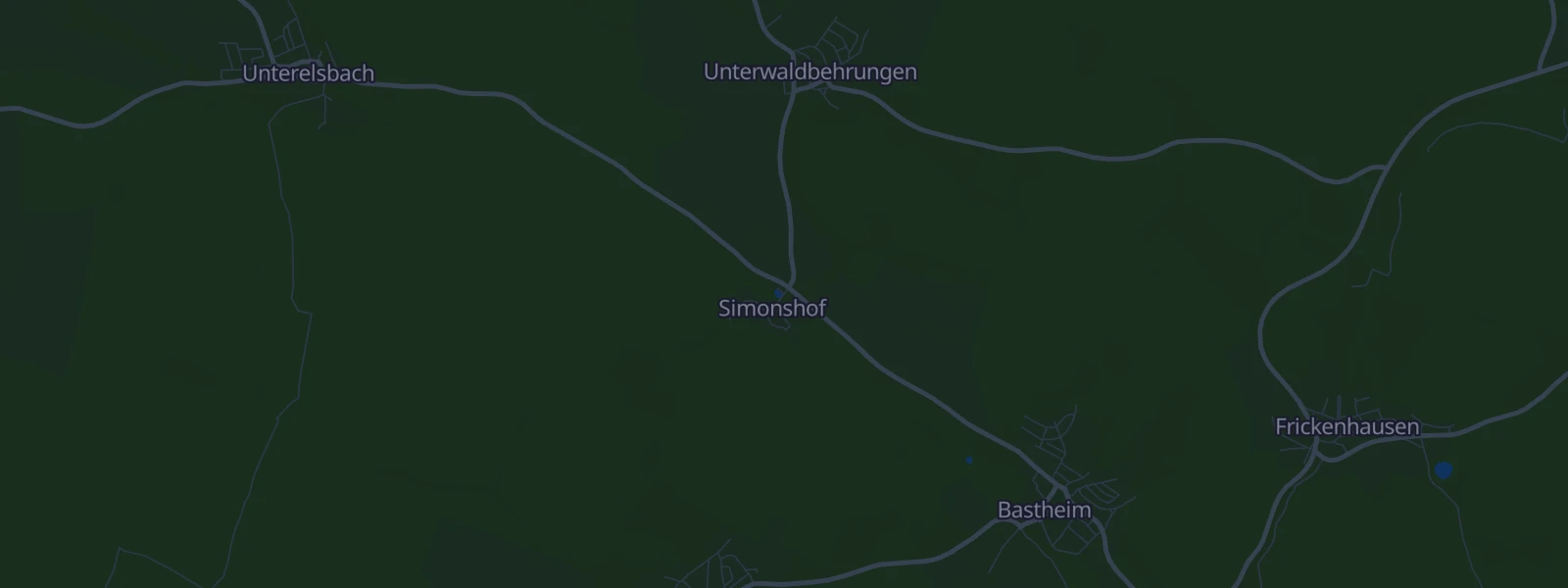 Karte von Bastheim - Simonshof (Bayern)