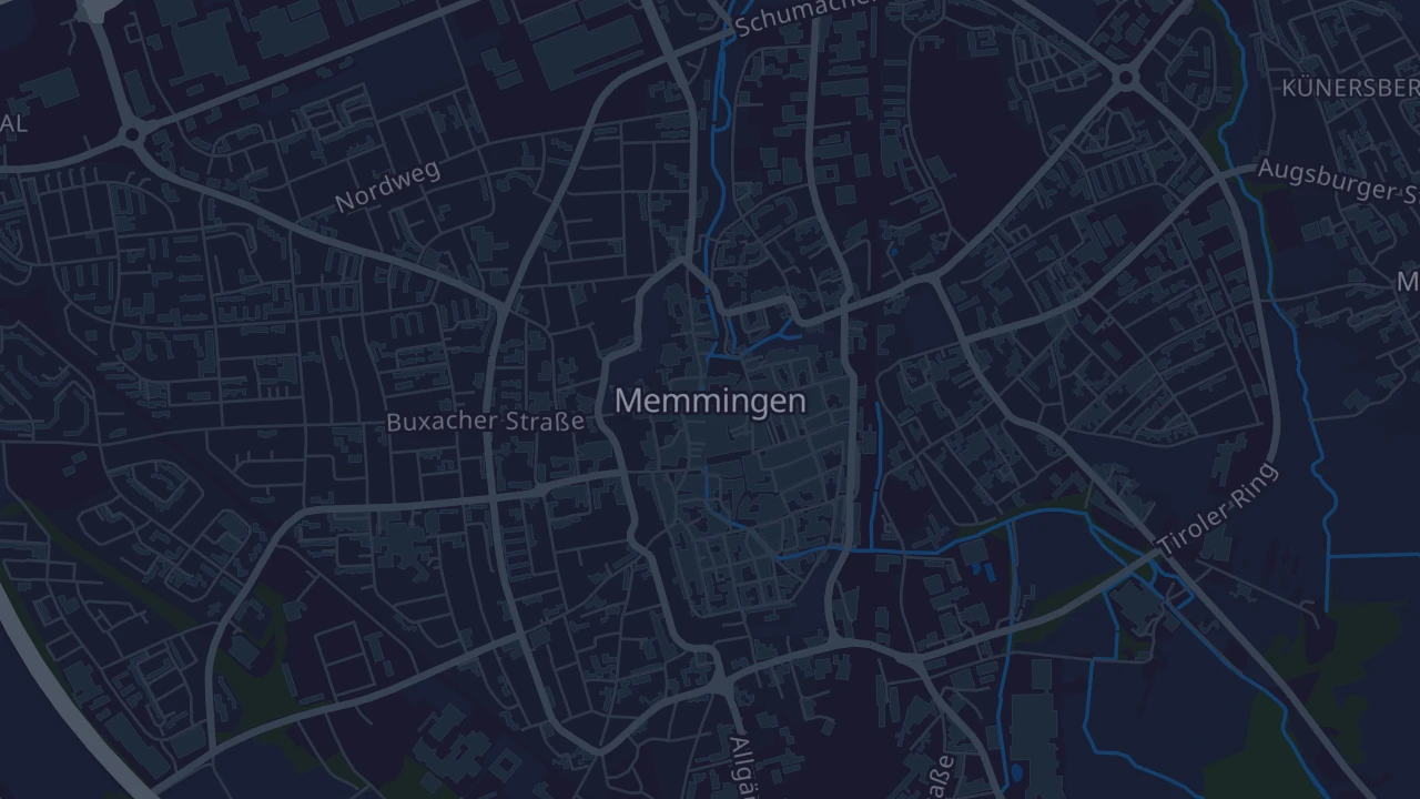 Karte von Memmingen