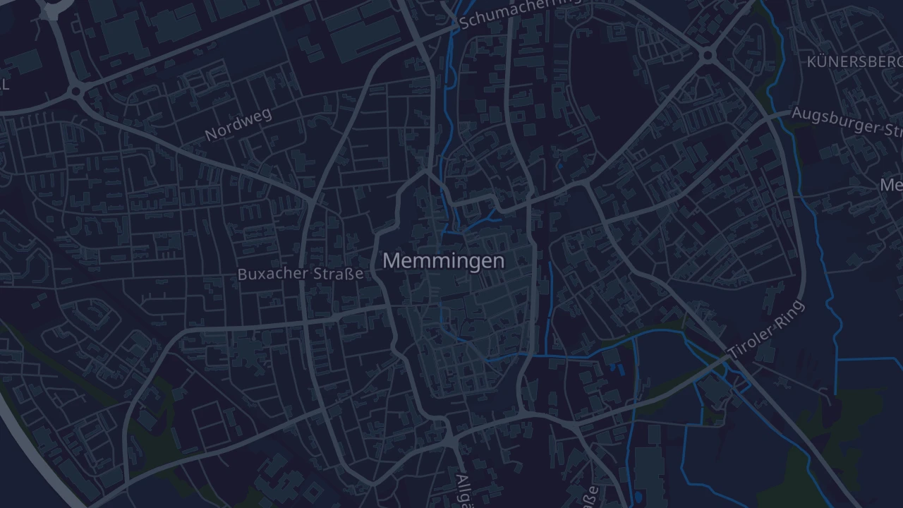 Karte von Memmingen