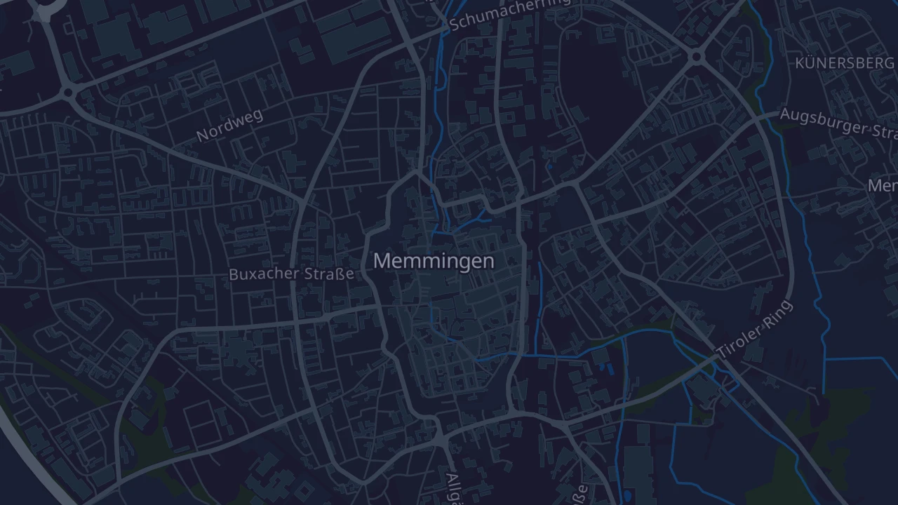 Karte von Memmingen